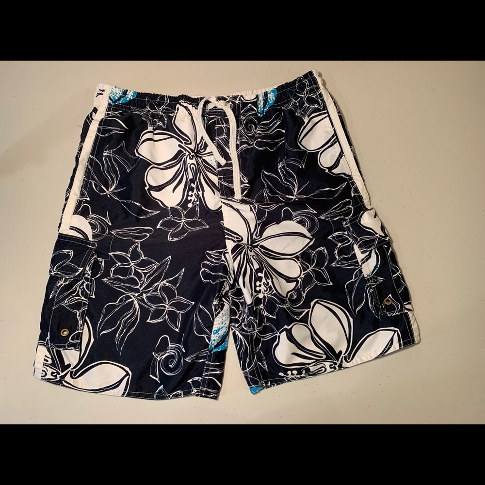 U.S. Apparel Swim Trunks Boys L (14/16)